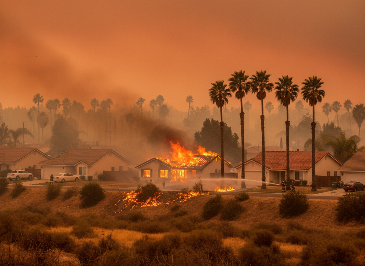 How Santa Ana Winds Affect Fire Spread in Reseda Homes