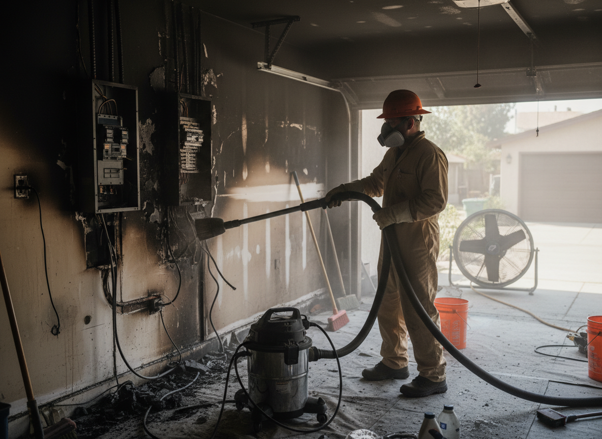 Electrical Fire Cleanup in Reseda, CA