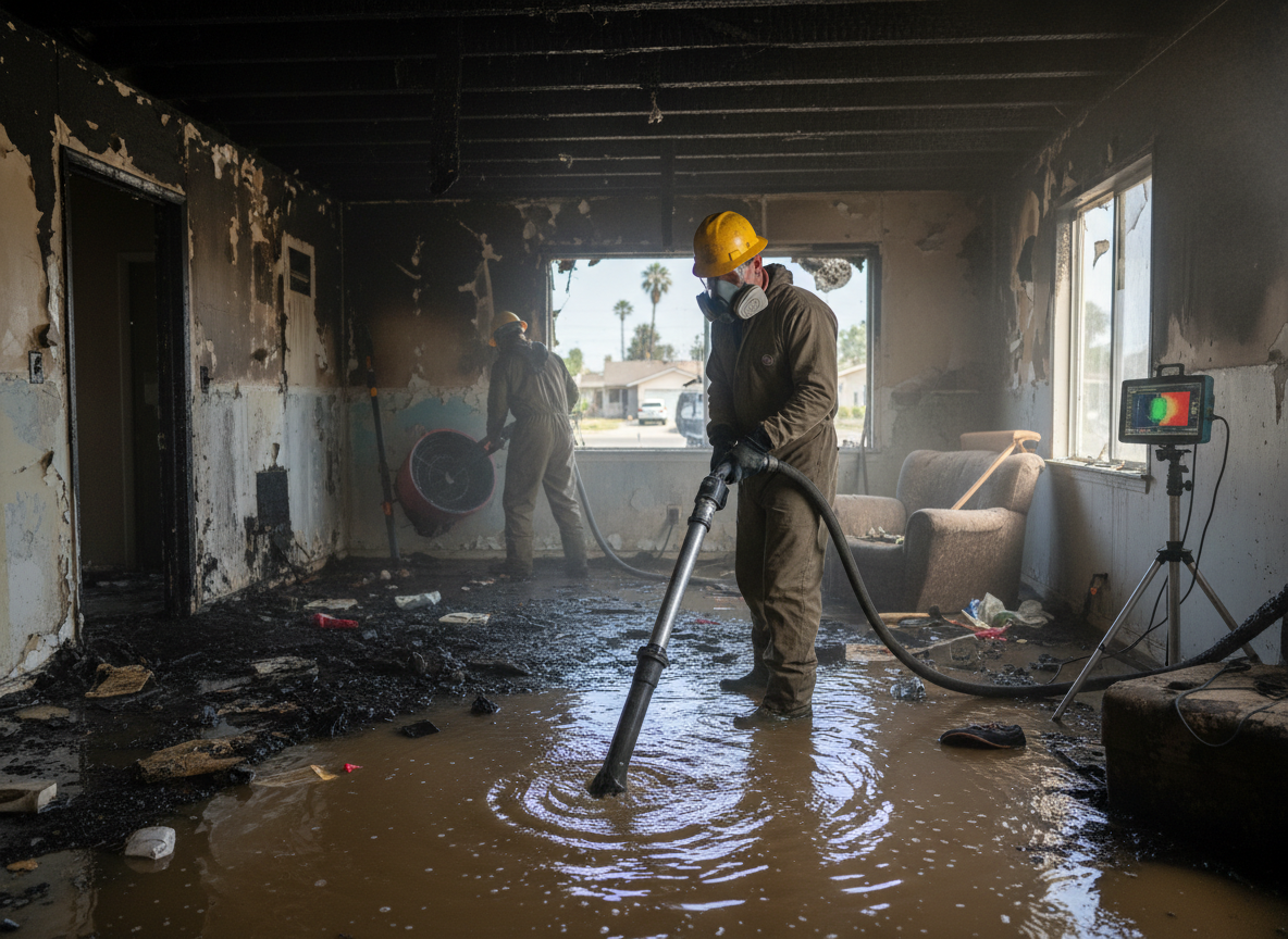 Fire Damage Restoration Reseda in Canoga Park, CA 91304
